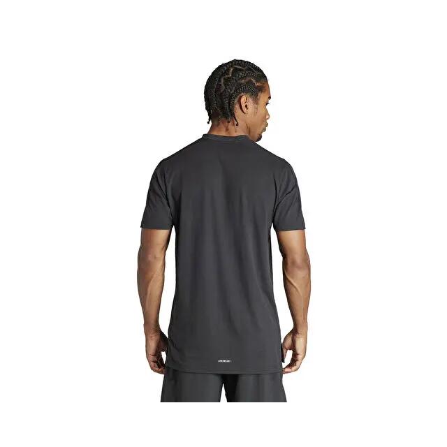 adidas D4T Tee Erkek Antrenman Tişörtü IK9725 Siyah