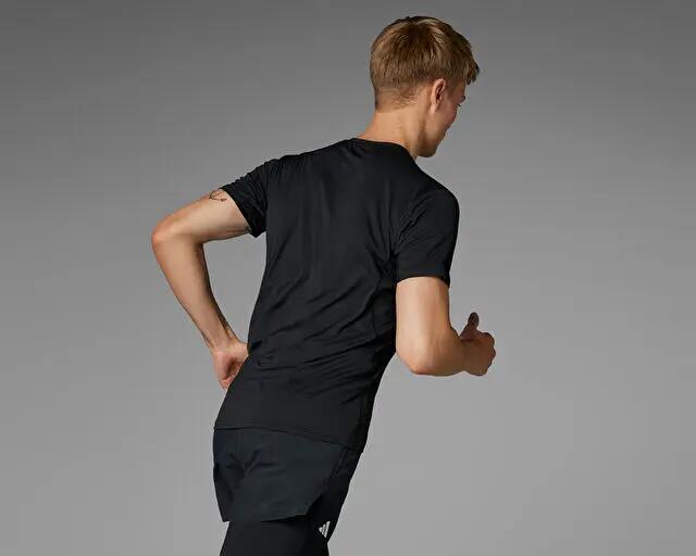 adidas Adizero E Tee Erkek Koşu Tişörtü IN1156 Siyah 2/5