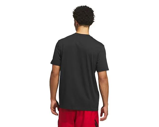 Adidas FDN ILLUSTR TEE Erkek Basketbol Tişörtü KS2198 Siyah 2/5