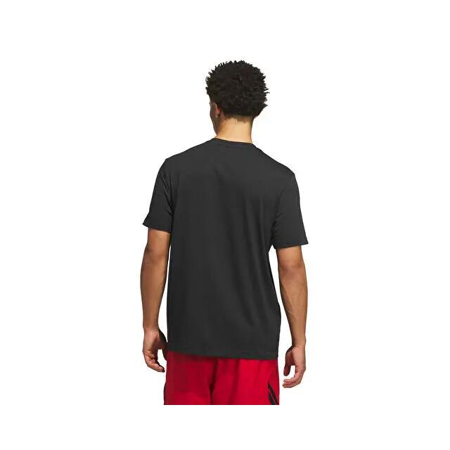 Adidas FDN ILLUSTR TEE Erkek Basketbol Tişörtü KS2198 Siyah