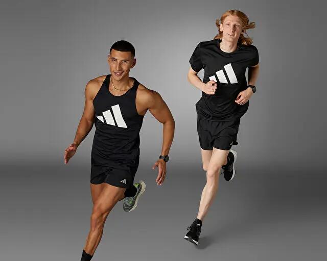 Adidas Run it Tee Erkek Koşu Tişörtü IL7235 Siyah 2/5
