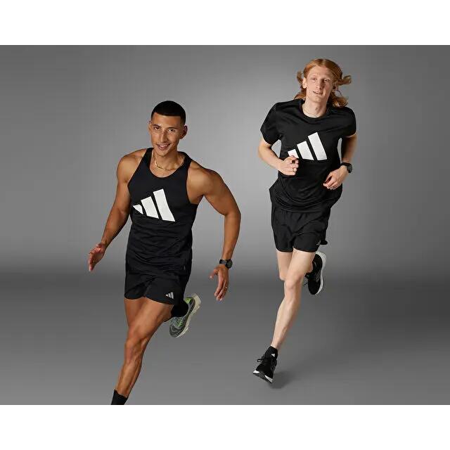 Adidas Run it Tee Erkek Koşu Tişörtü IL7235 Siyah