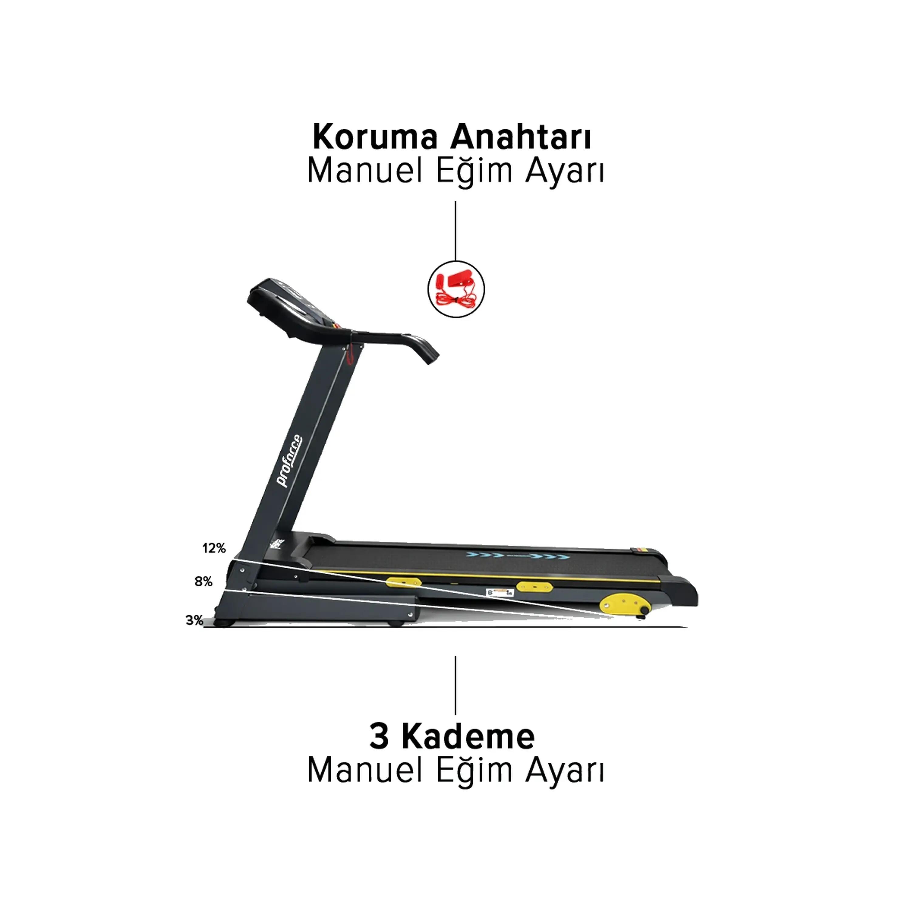 Pasifik - 2,5 Hp Koşu Bandı 3/5