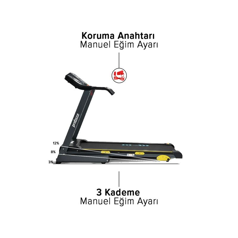 Pasifik - 2,5 Hp Koşu Bandı
