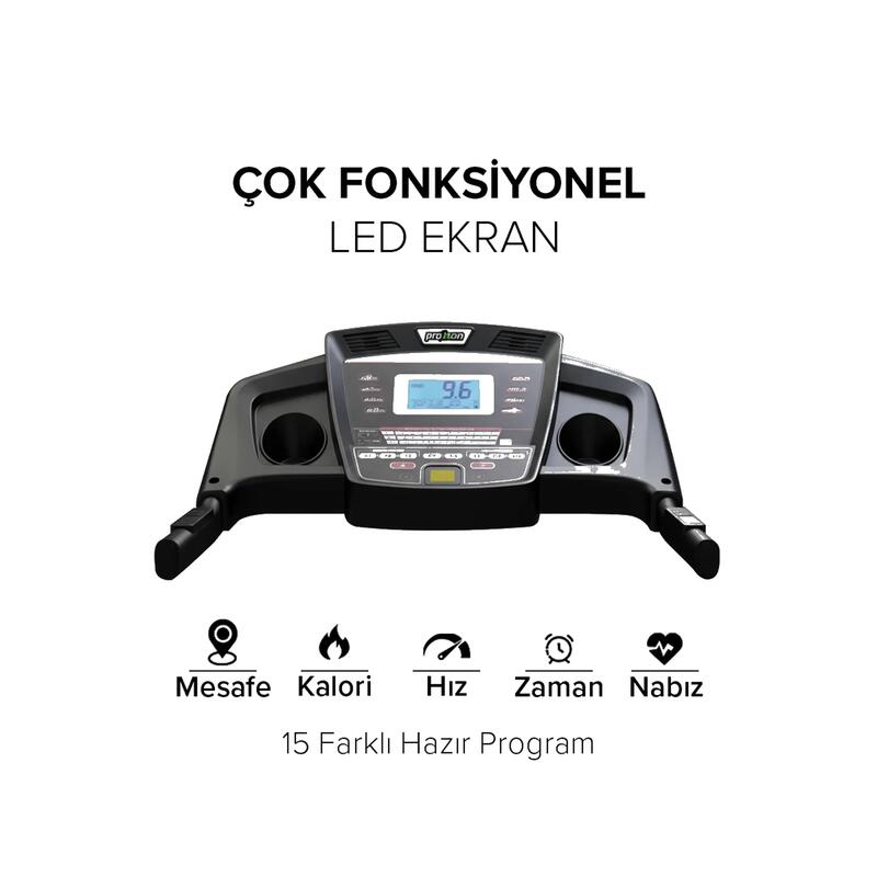 Optimum M - 2,5 Hp Koşu Bandı (Masaj Aletli)