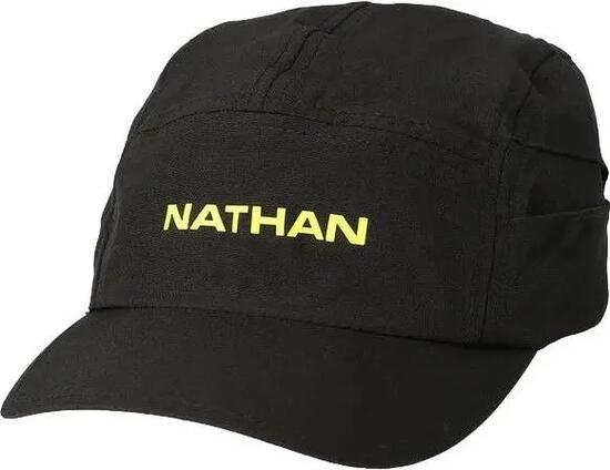 Casquette Nathan Run Cool Stash Noir/Jaune