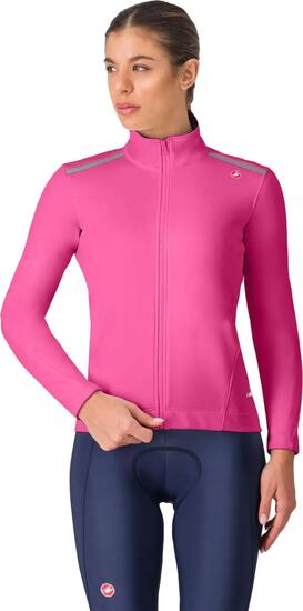 Veste Manches Longues Femme Castelli Espresso Air Rose