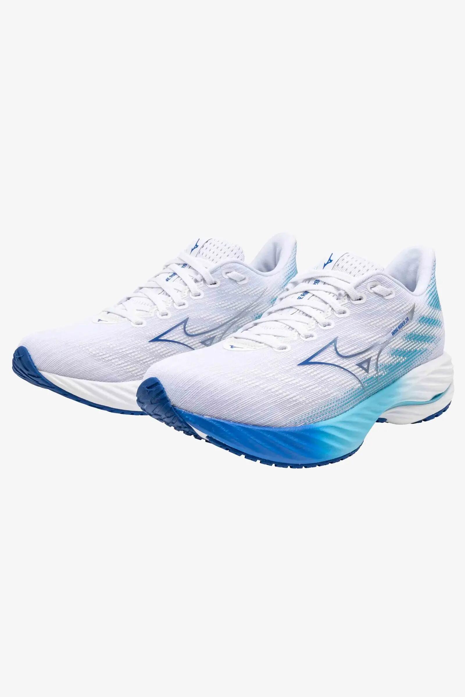 Mizuno Zapatillas Running De Mujer Wave Rider 28 Blanco/azul 5/5
