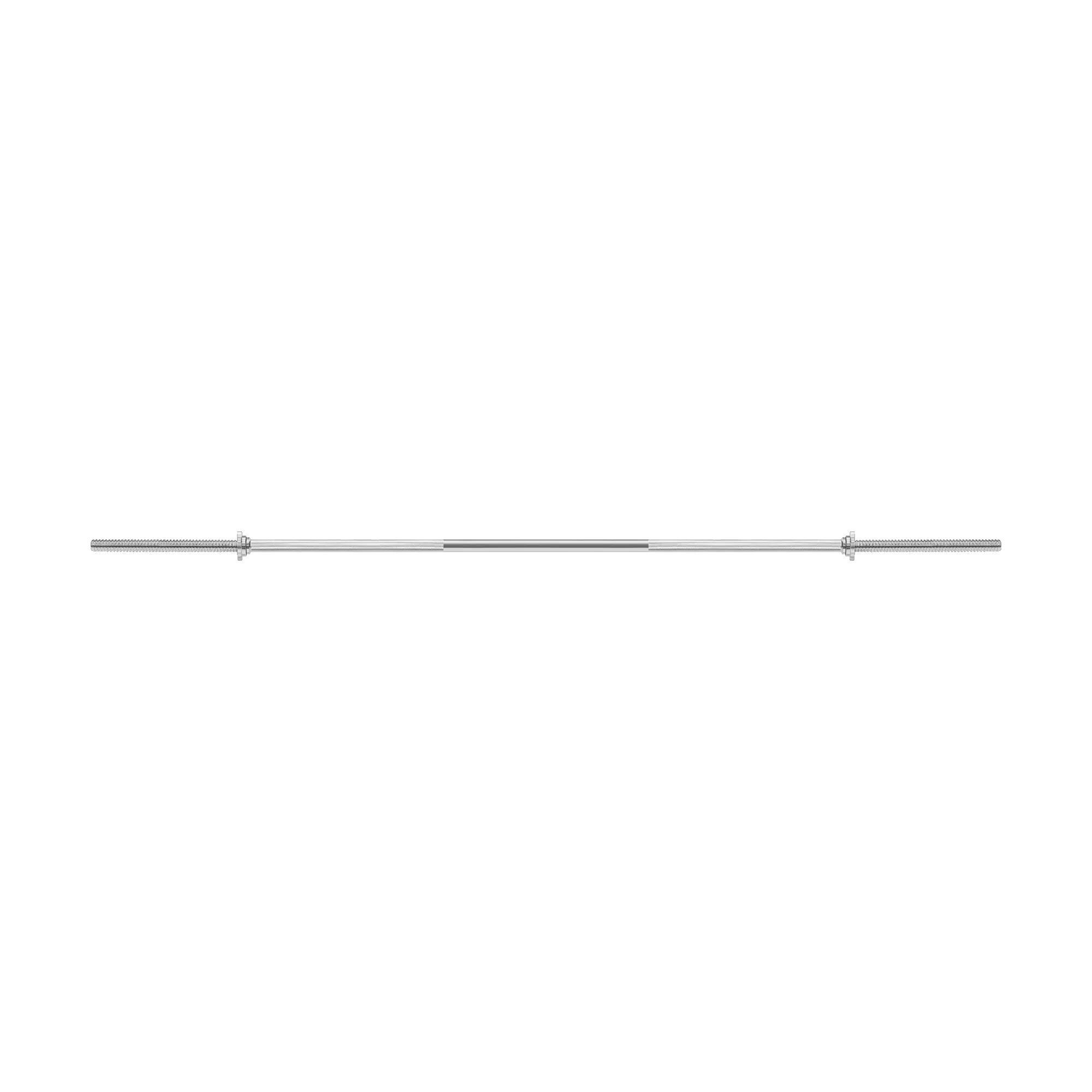 Gryf prosty stalowy chromowany gwintowany zaciski sztanga 180cm 25mm Rebel 4/7