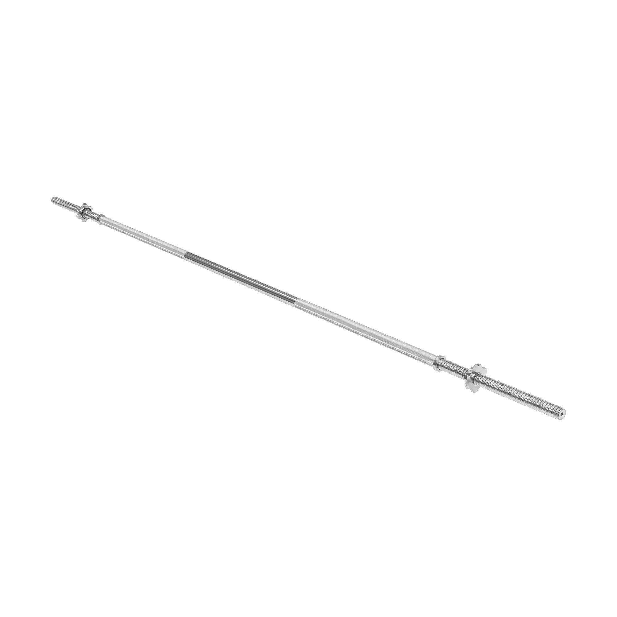Gryf prosty stalowy chromowany gwintowany zaciski sztanga 180cm 25mm Rebel 2/7