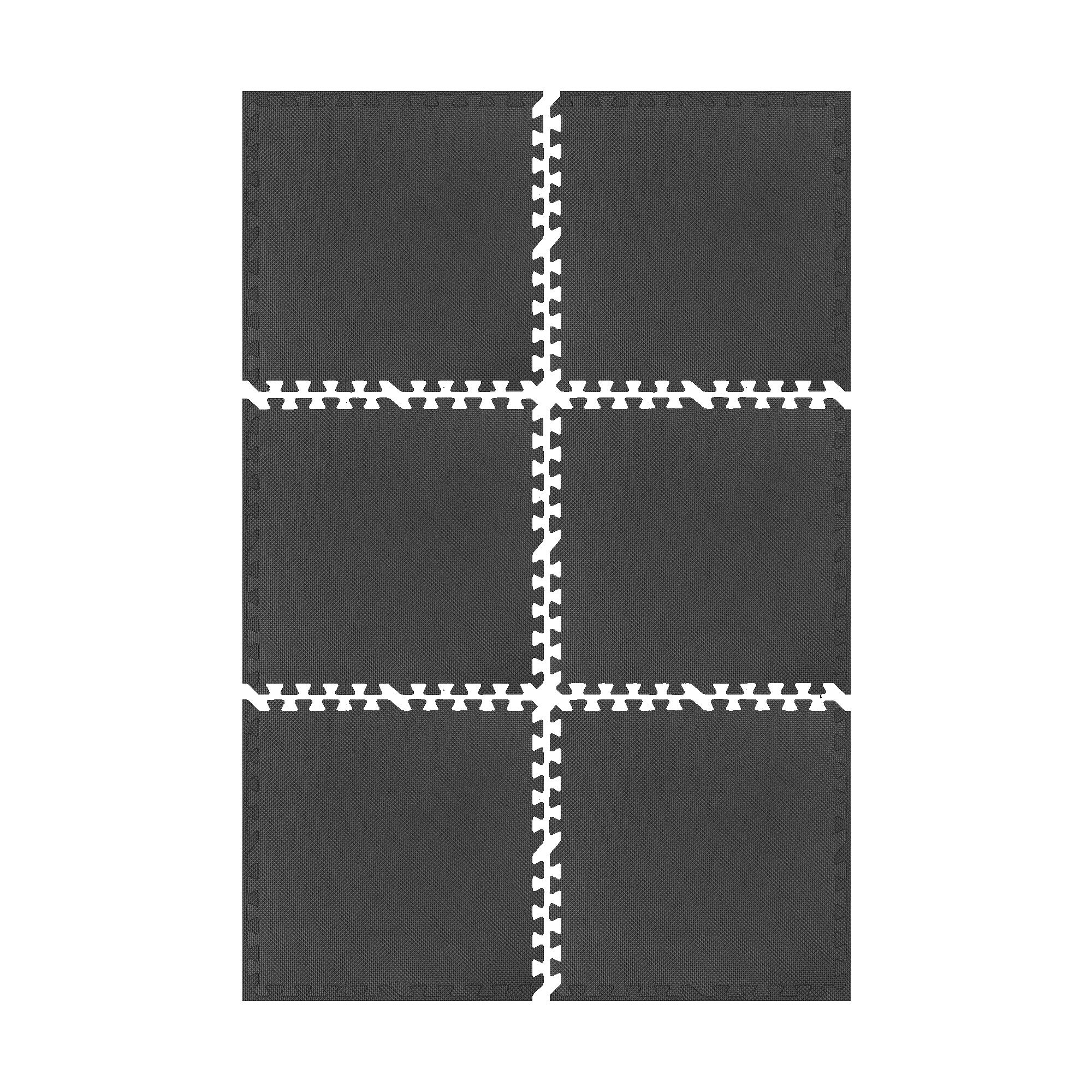 Mata ochronna pod sprzęt fitness na siłownię 180x120cm puzzle 6 szt Rebel 3/5