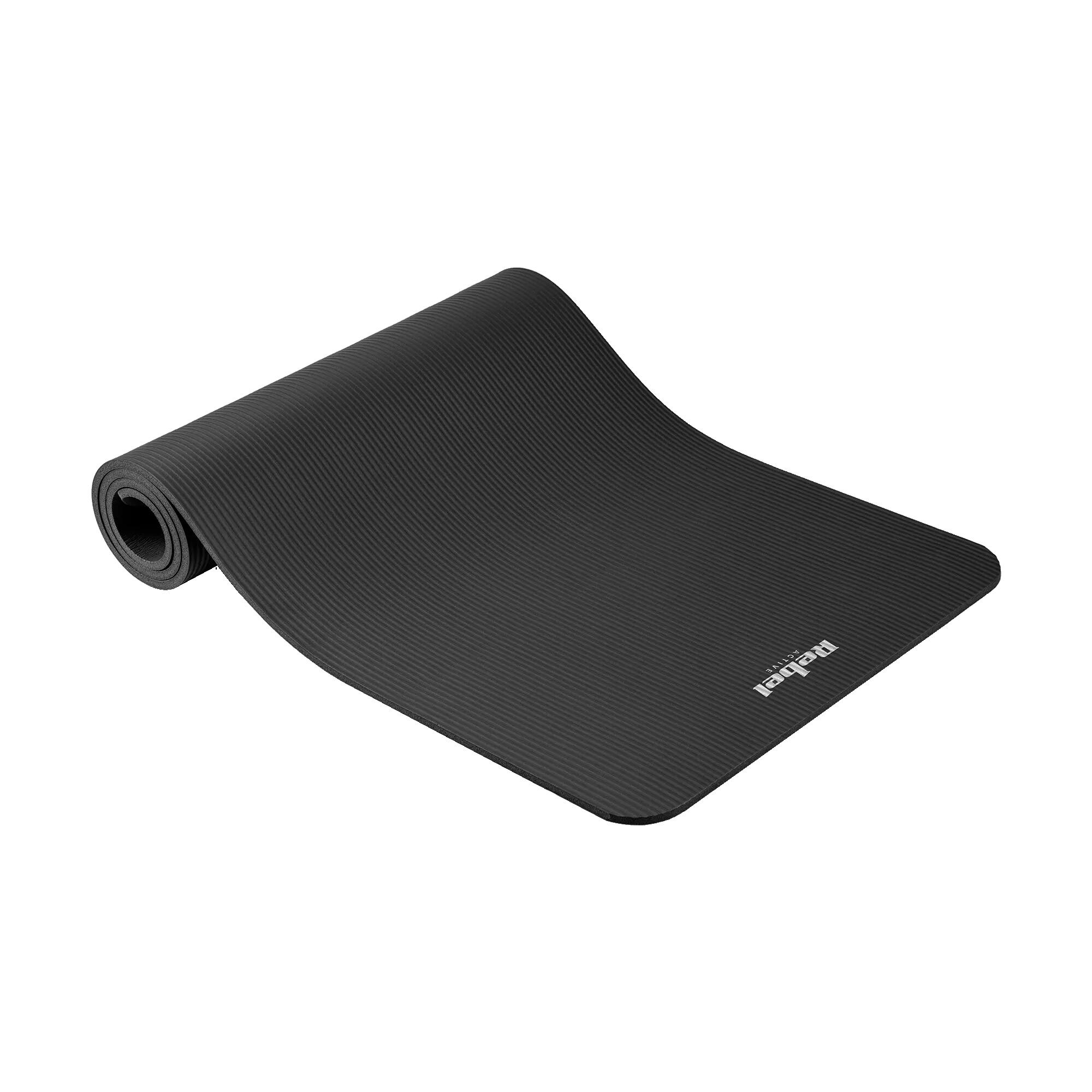 Mata gimnastyczna do ćwiczeń jogi pilatesu fitness 1cm karimata REBEL 2/7
