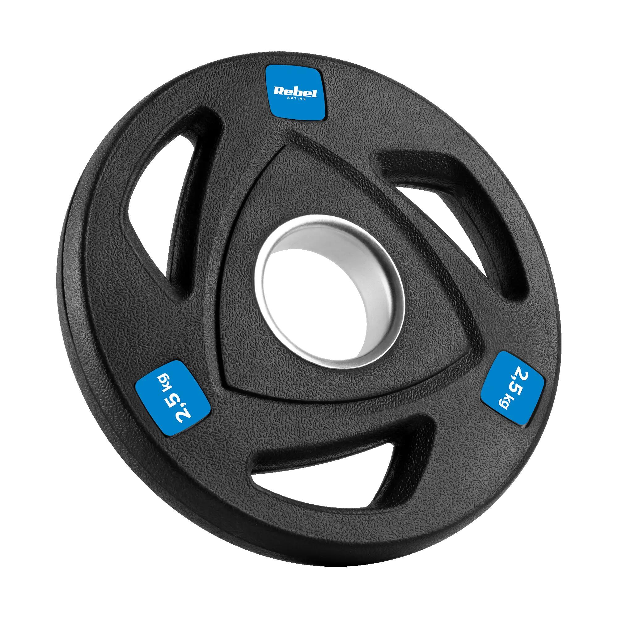 Obciążenie żeliwne olimpijskie zestaw 8x1,25 4x2,5 2x5kg 30kg 51mm Rebel 6/7