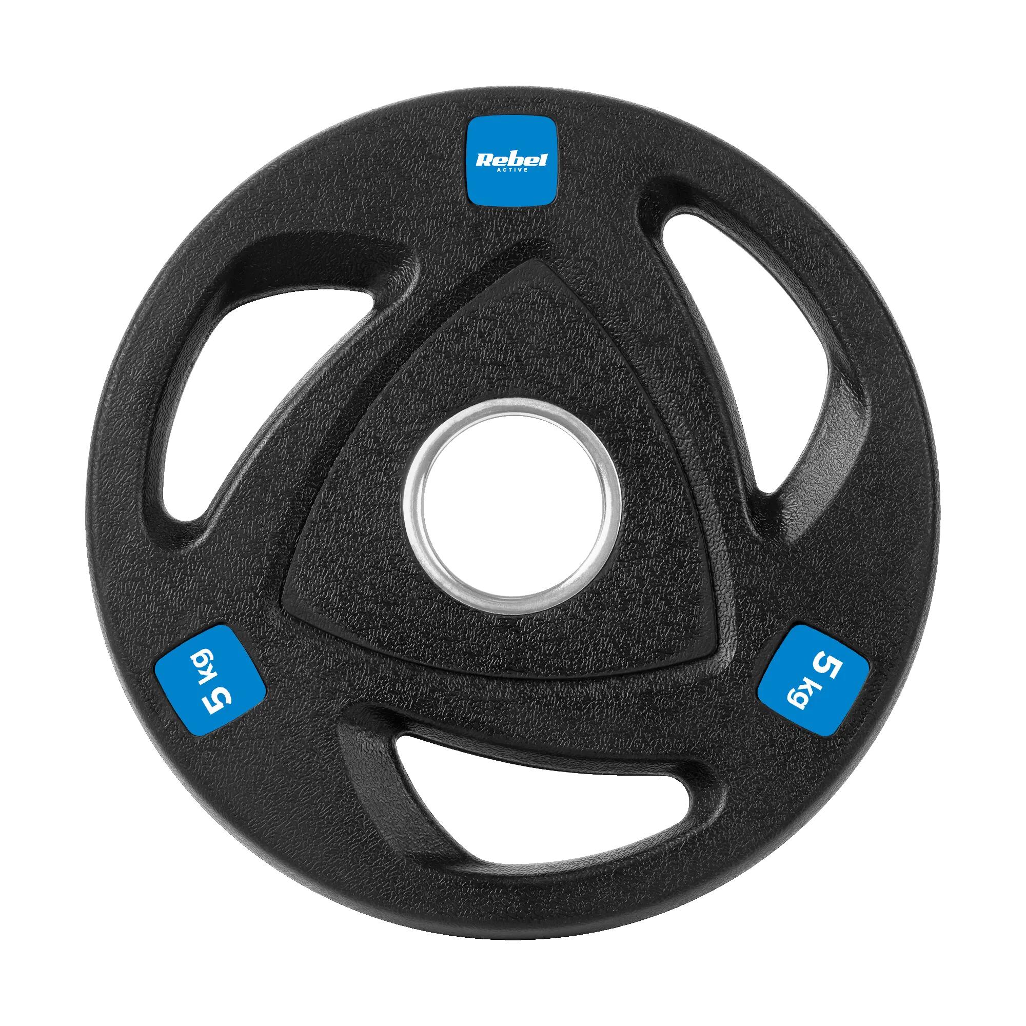 Olympisches Gusseisen Gewichte Set 4x5kg 20kg 51mm Platten Rebel 3/7