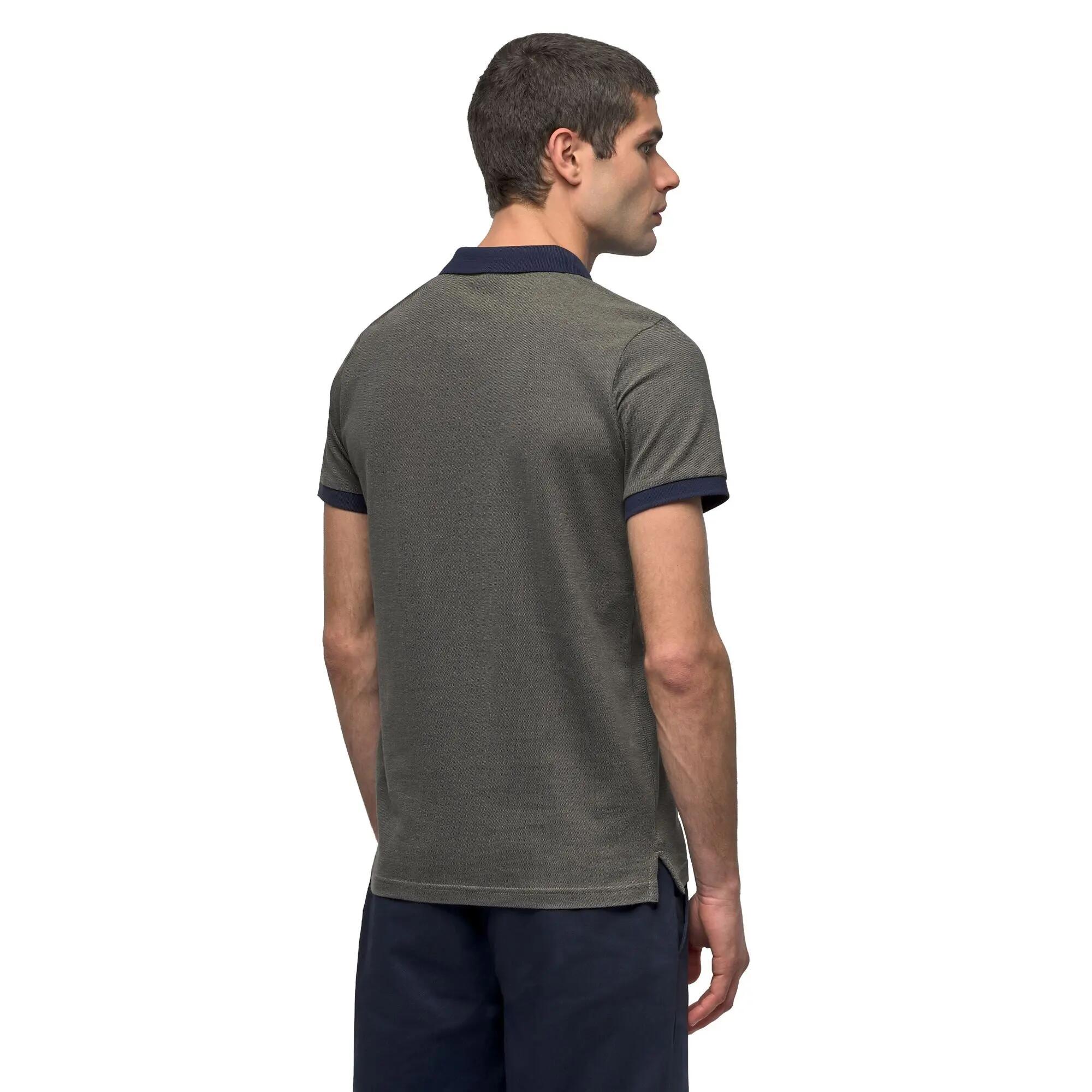 Polo da uomo in cotone blu da lifestyle 5/6
