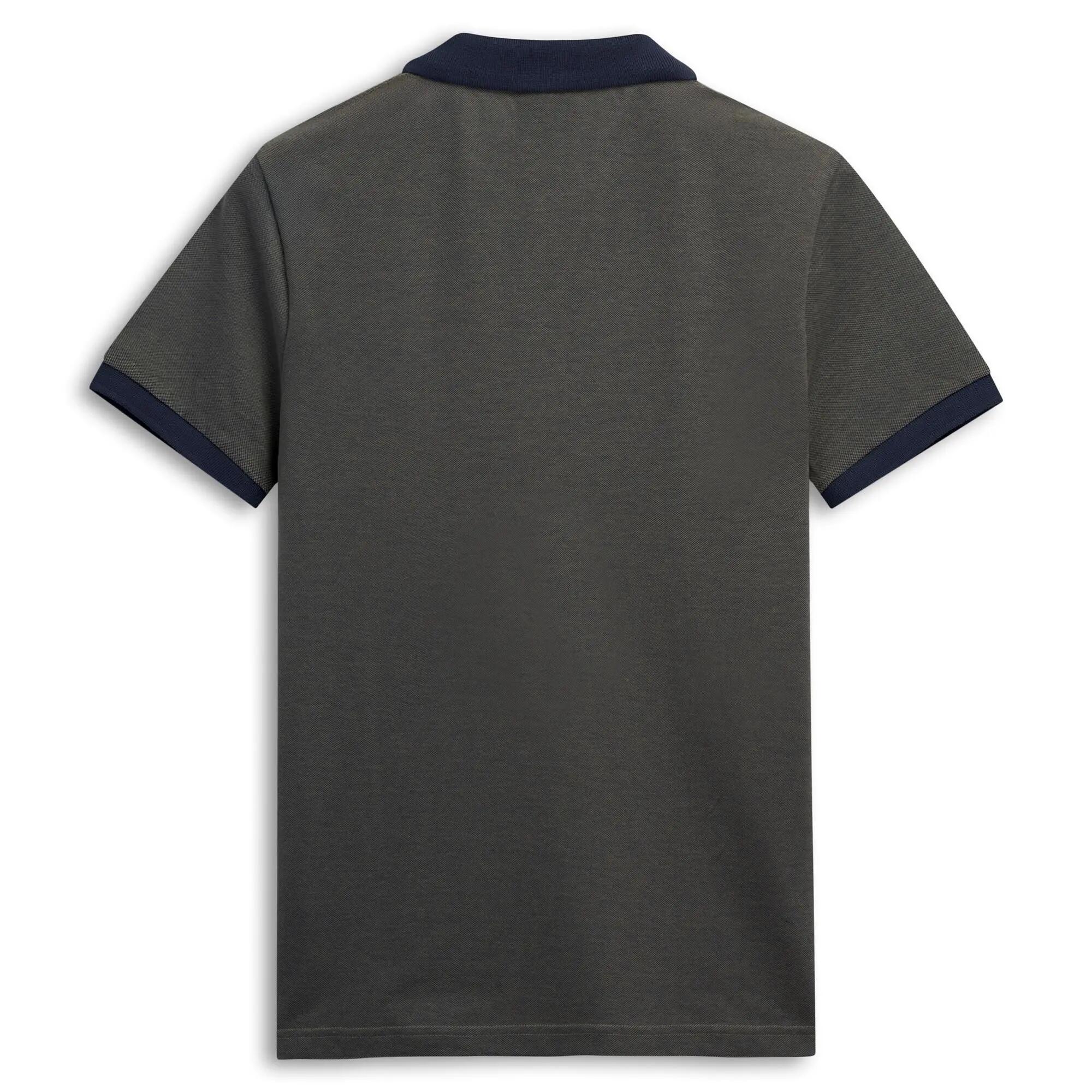 Polo da uomo in cotone blu da lifestyle 2/6
