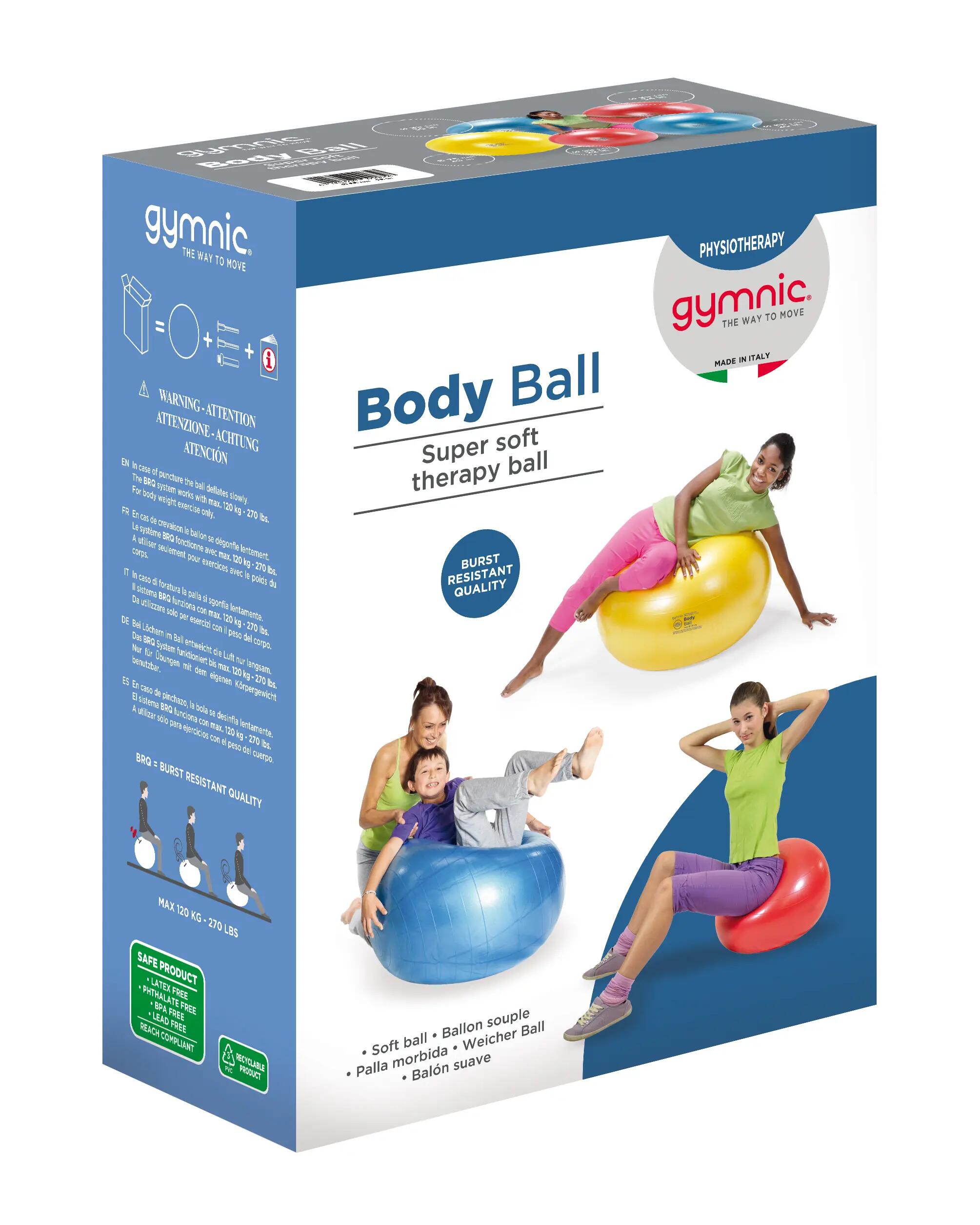 Gymnic Body Ball Palla fitness antiscoppio Ø 55 cm rossa 7/7