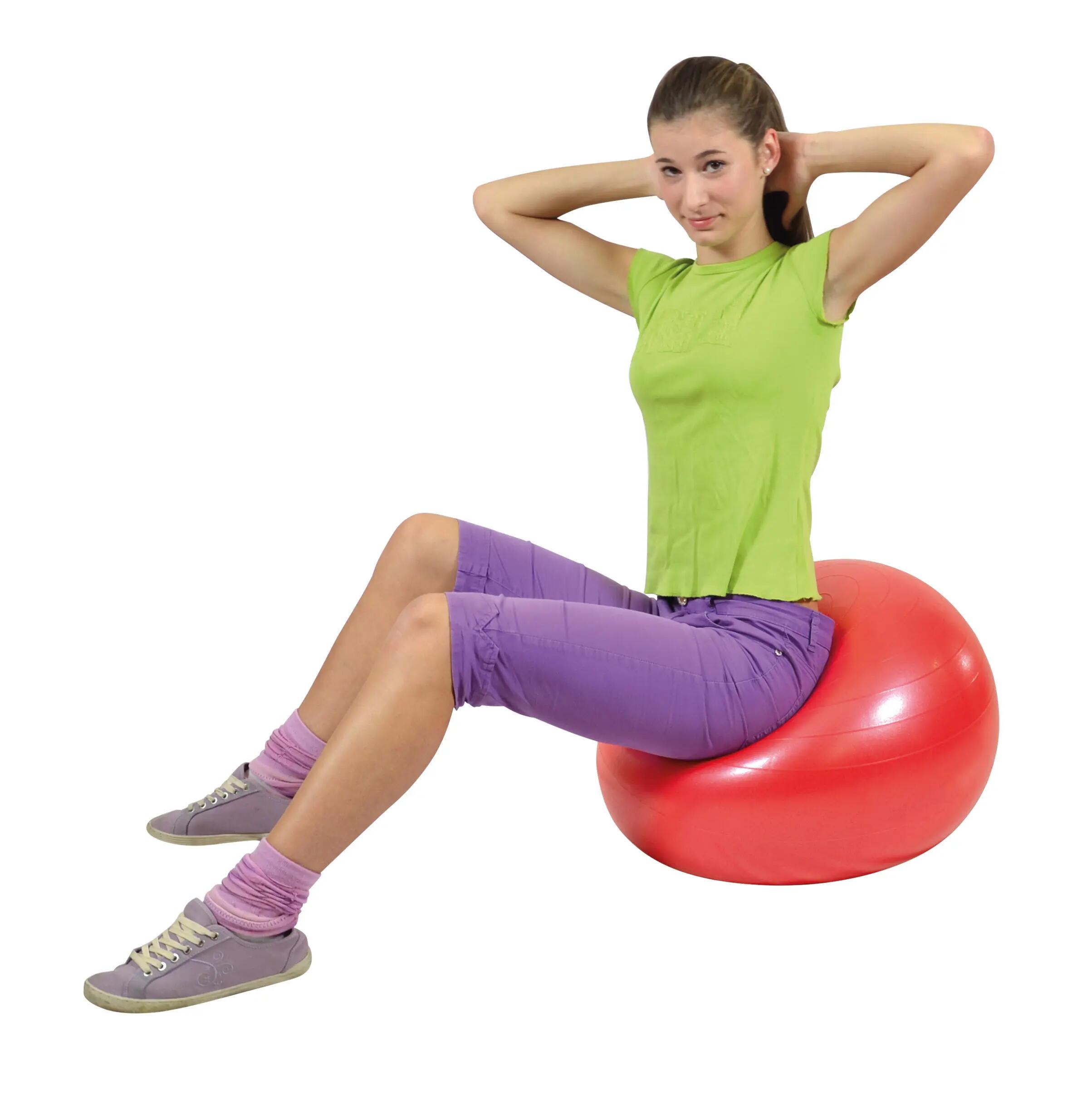 Gymnic Body Ball Palla fitness antiscoppio Ø 55 cm rossa 4/7