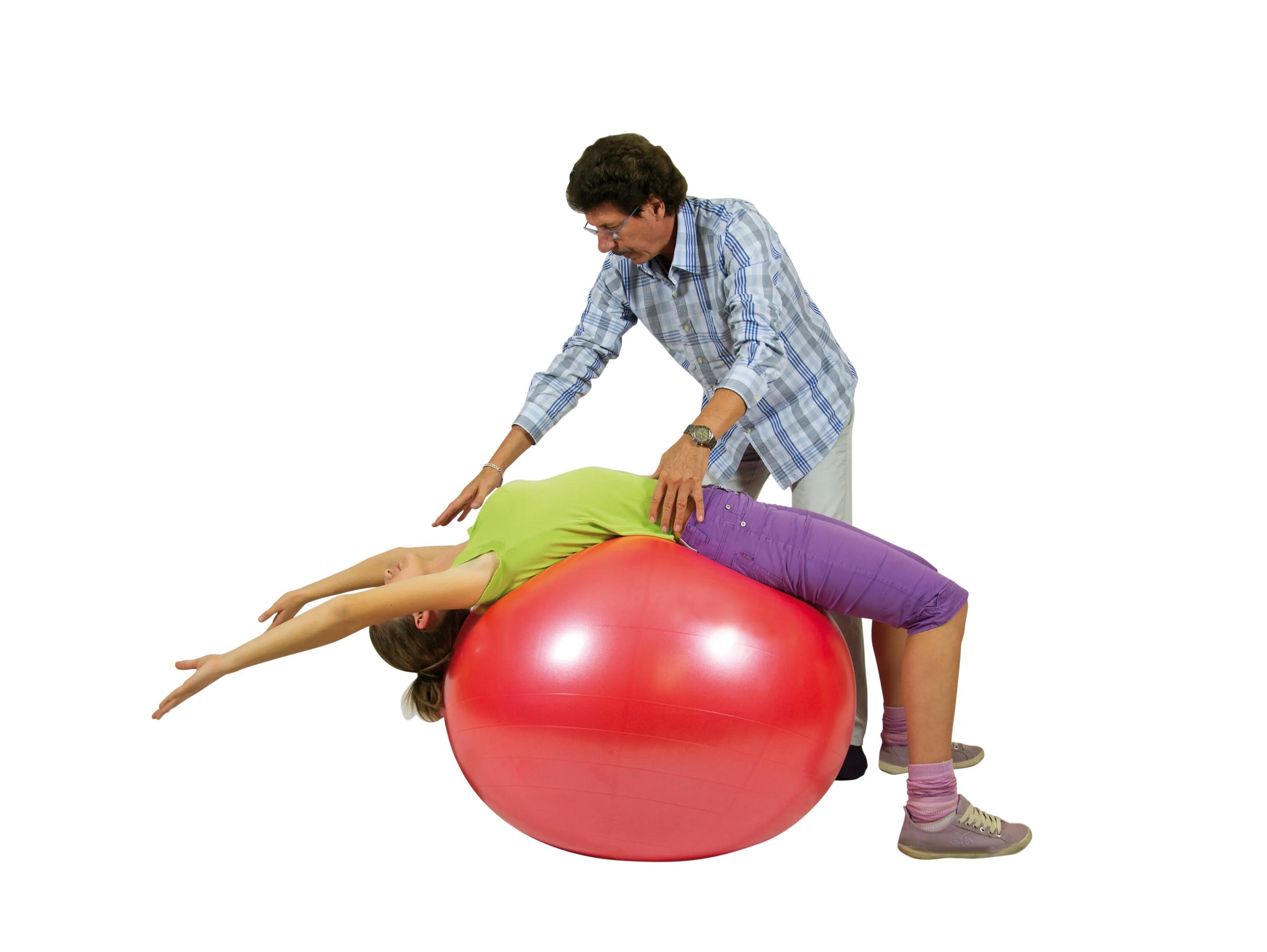 Gymnic Body Ball Palla fitness antiscoppio Ø 55 cm rossa 3/7