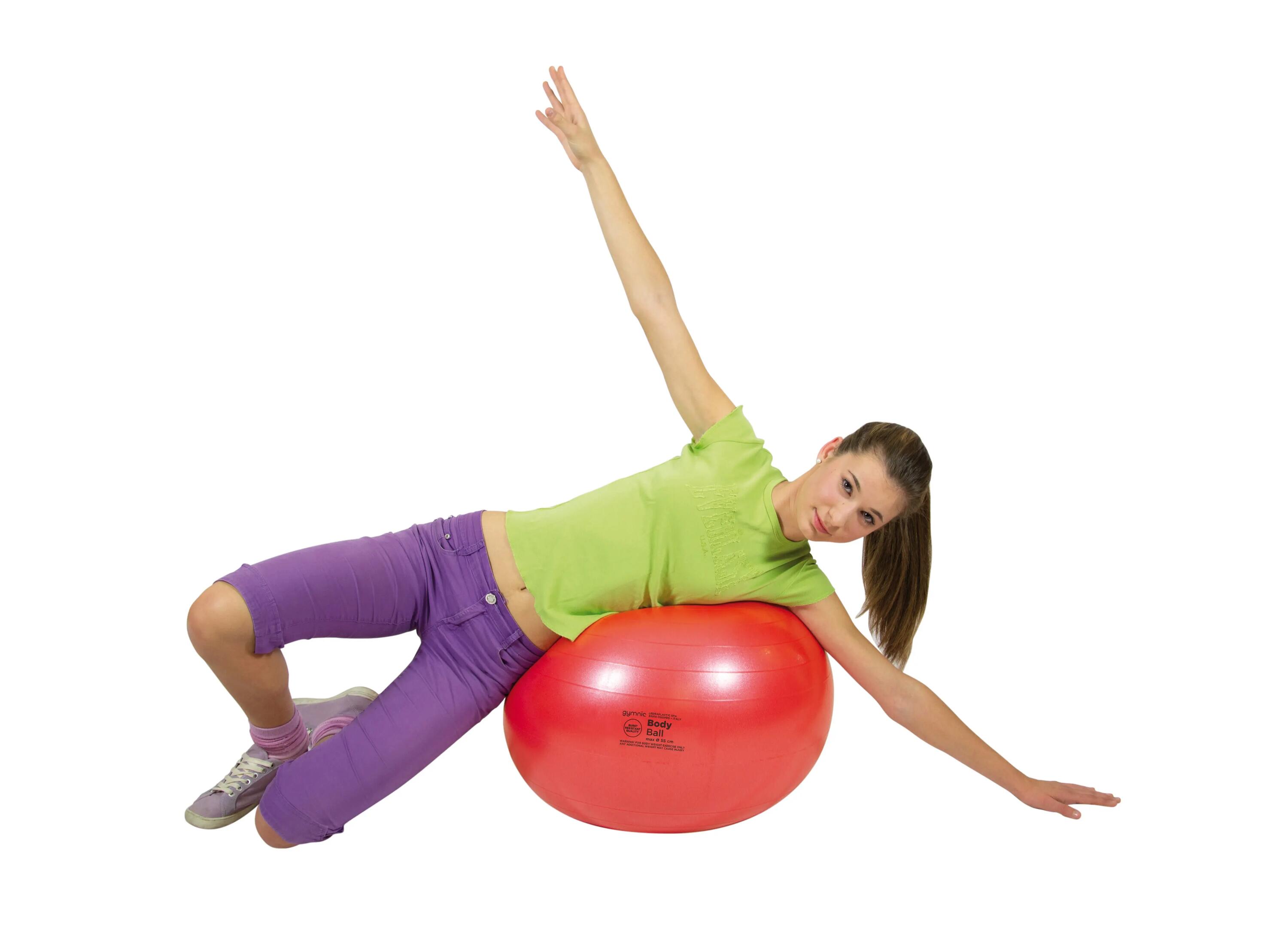 Gymnic Body Ball Palla fitness antiscoppio Ø 55 cm rossa 2/7