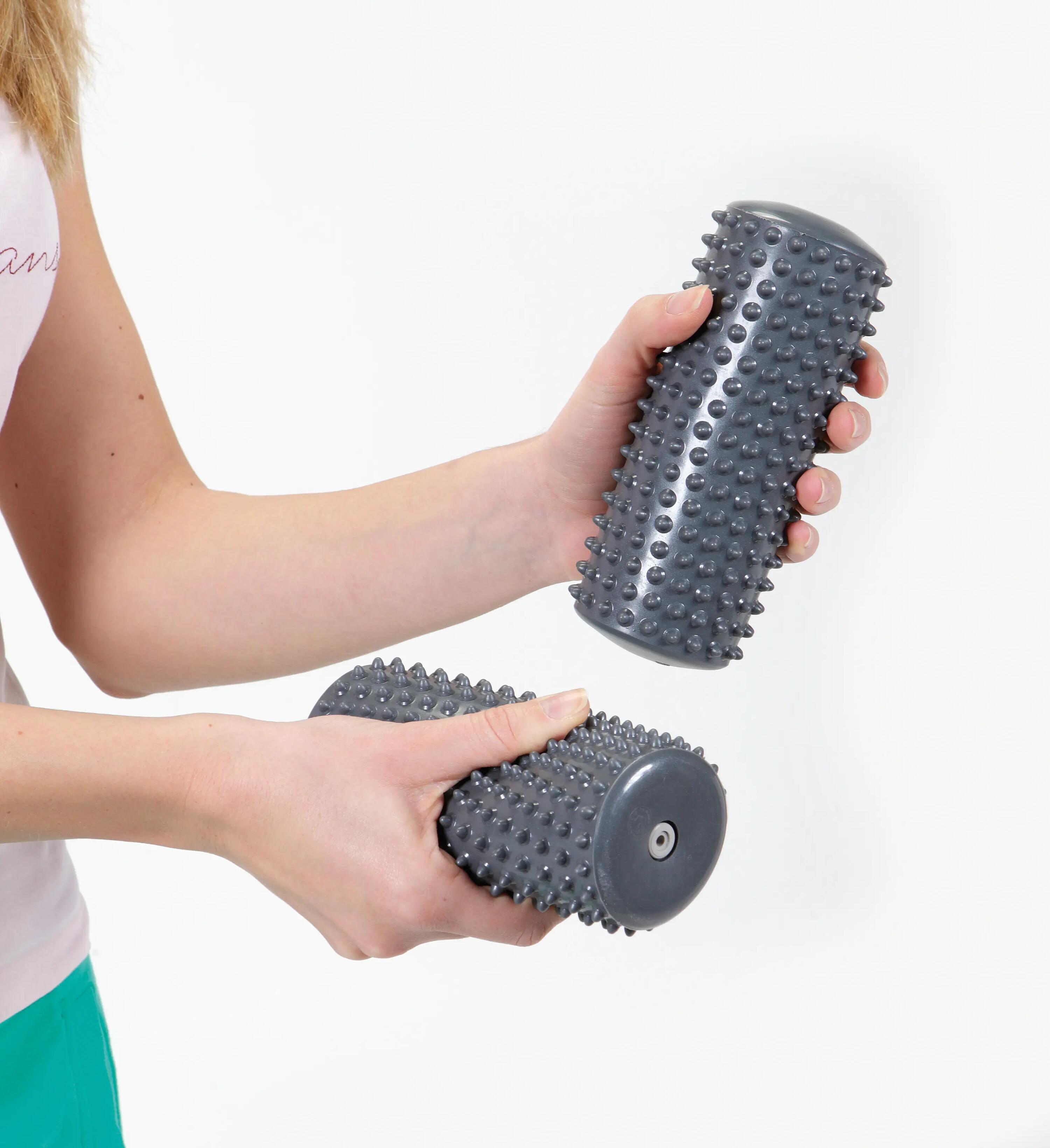 Gymnic Activ Roll Rullo massaggiante gonfiabile Ø 7x16 cm grigio 3/9