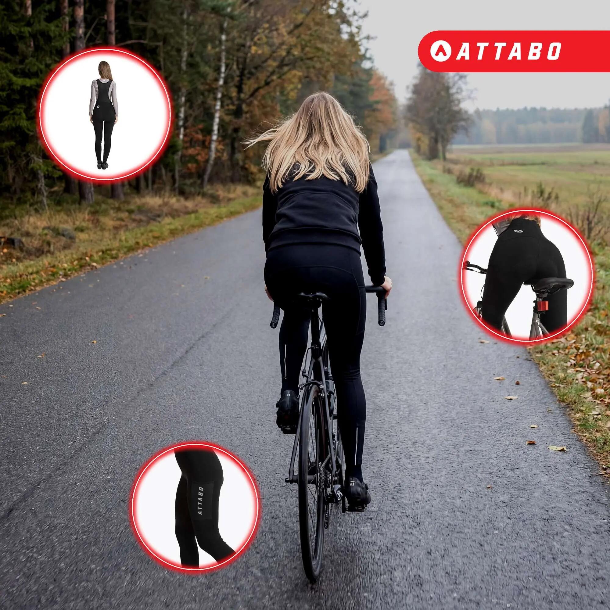 Pantalon de cyclisme femme ATTABO OFREE CARGO doublé 4/6