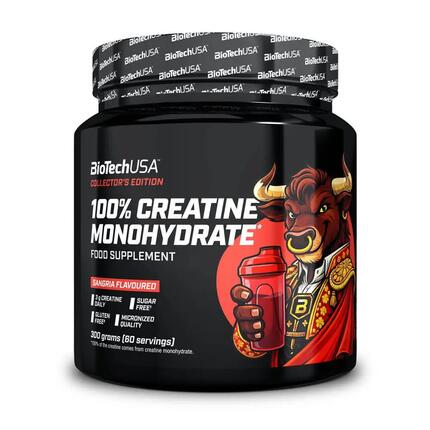 100% monohydrate de créatine - 300g Saignement de Biotech USA