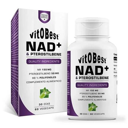 NAD+ & Pterostilben - 60 Kapseln VitoBest