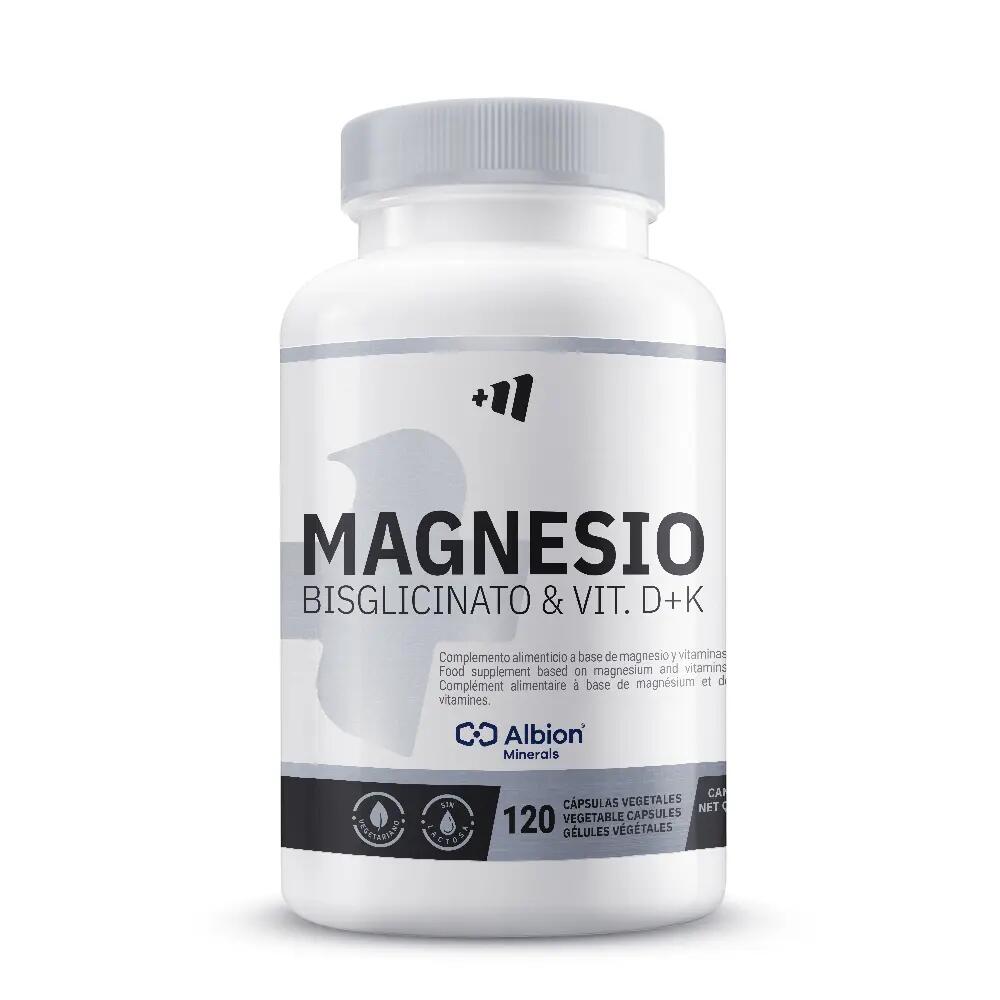 Magnesium bisglycinate with vitamins D and K - 120 vegetable capsules MASMUSCULU