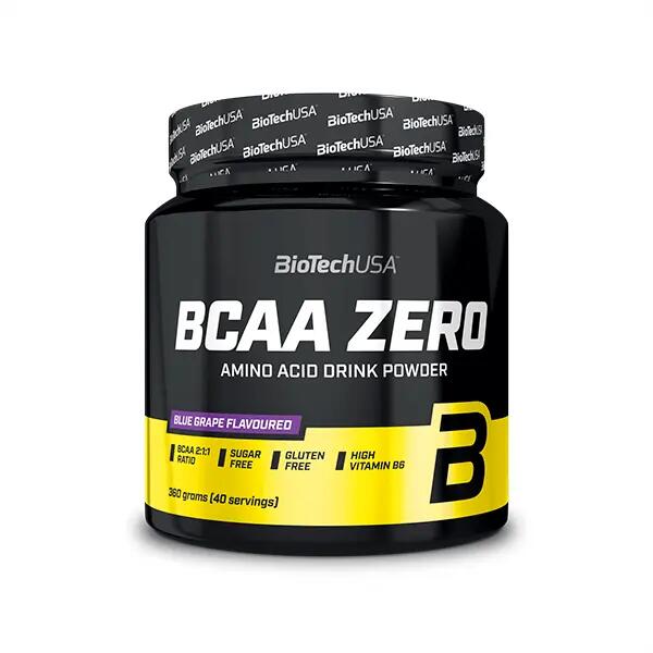 BCAA Flash Zero - 360 g - Sabor Ponche de Uva Biotech USA 1/4