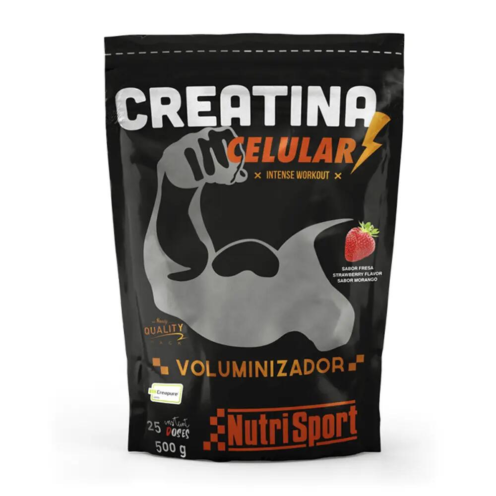 Creatina Celular (Creapure®) - 500g - Sabor Fresa Nutrisport 1/4