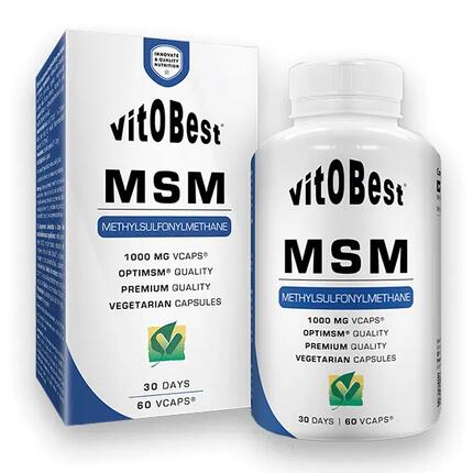 MSM 1000 mg – 60 pflanzliche Kapseln VitoBest