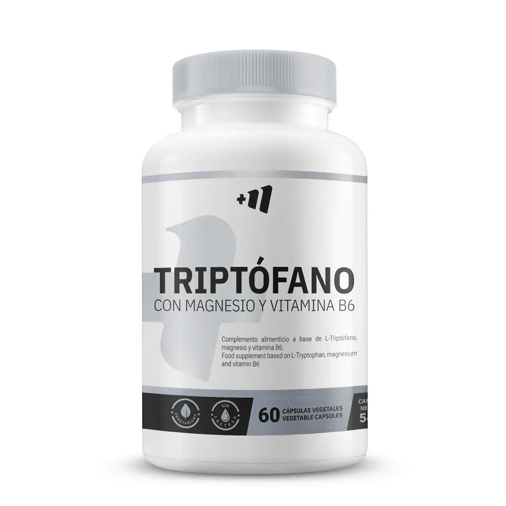 Tryptophan + Magnesium + Vitamin B6 - 60 pflanzliche Kapseln MASMUSCULO 1/5