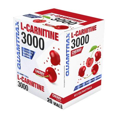 L-carnitine 3000 - 20 ampullen citroen quamtrax