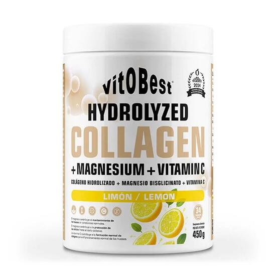 Hydrolyzed collagen+magnesium+vitamin c - 450g Citron de VitoBest