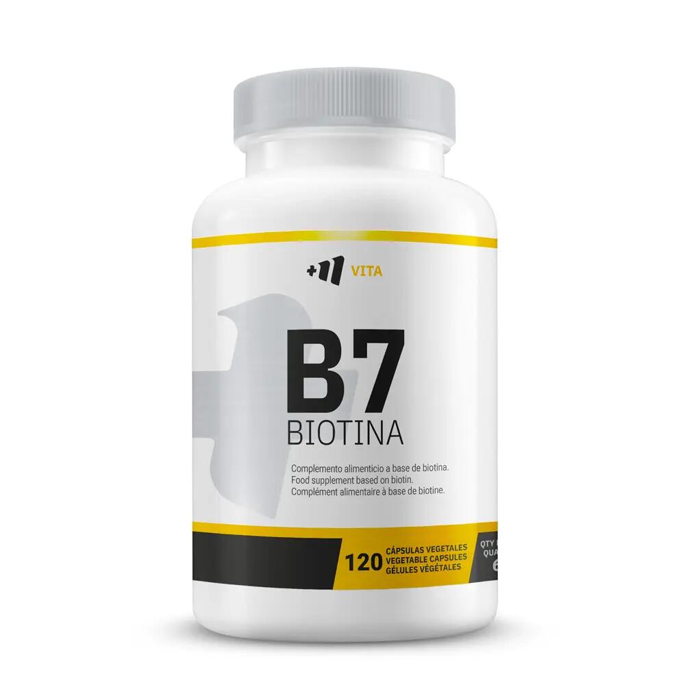 B7 Biotin 500μg - 120 Vegetable Capsules Masmusculo