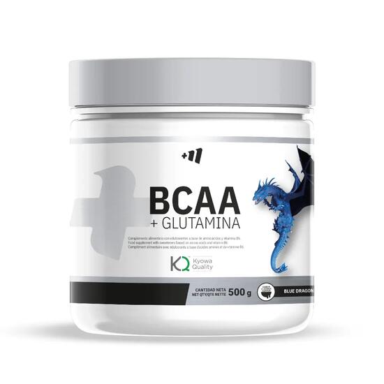 BCAA + L-Glutamine Kyowa® - 500g Dragon bleu de MASmusculo