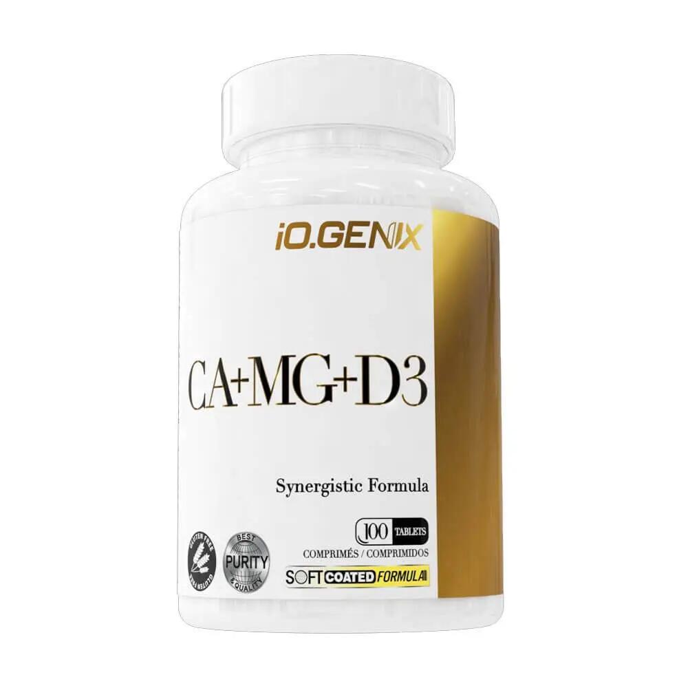 Calcium+Magnesium - 100 Tablets IO.Genix 1/3