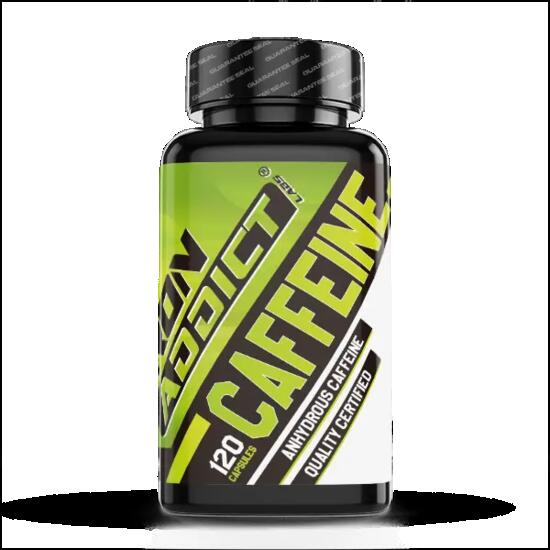 Koffein 200 mg – 120 pflanzliche Kapseln von Iron Addict Labs