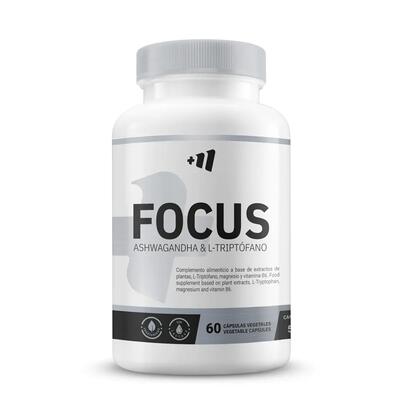 Focus (ashwagandha + l-tryptofaan) - 60 plantaardige capsules masmusculo