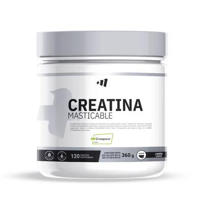 Creatinemonohydraat (creapure®) - 120 kauwtabletten met citroensmaak masmusculo