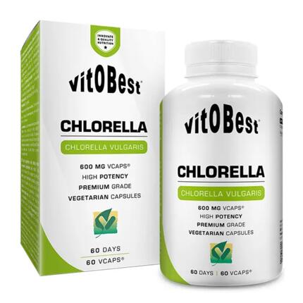 Chlorella - 60 pflanzliche Kapseln VitoBest