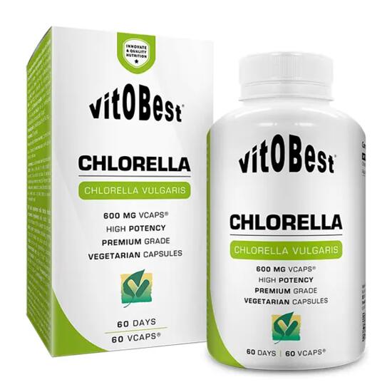 Chlorella - 60 pflanzliche Kapseln VitoBest
