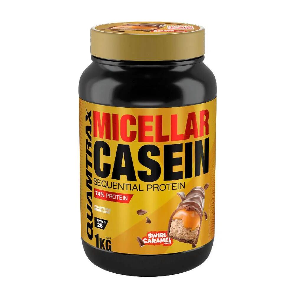 Micellar Casein - 1Kg Crunchy Caramel Cookie Quamtrax