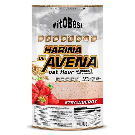 Farina d'avena - 1 kg Fragola VitoBest