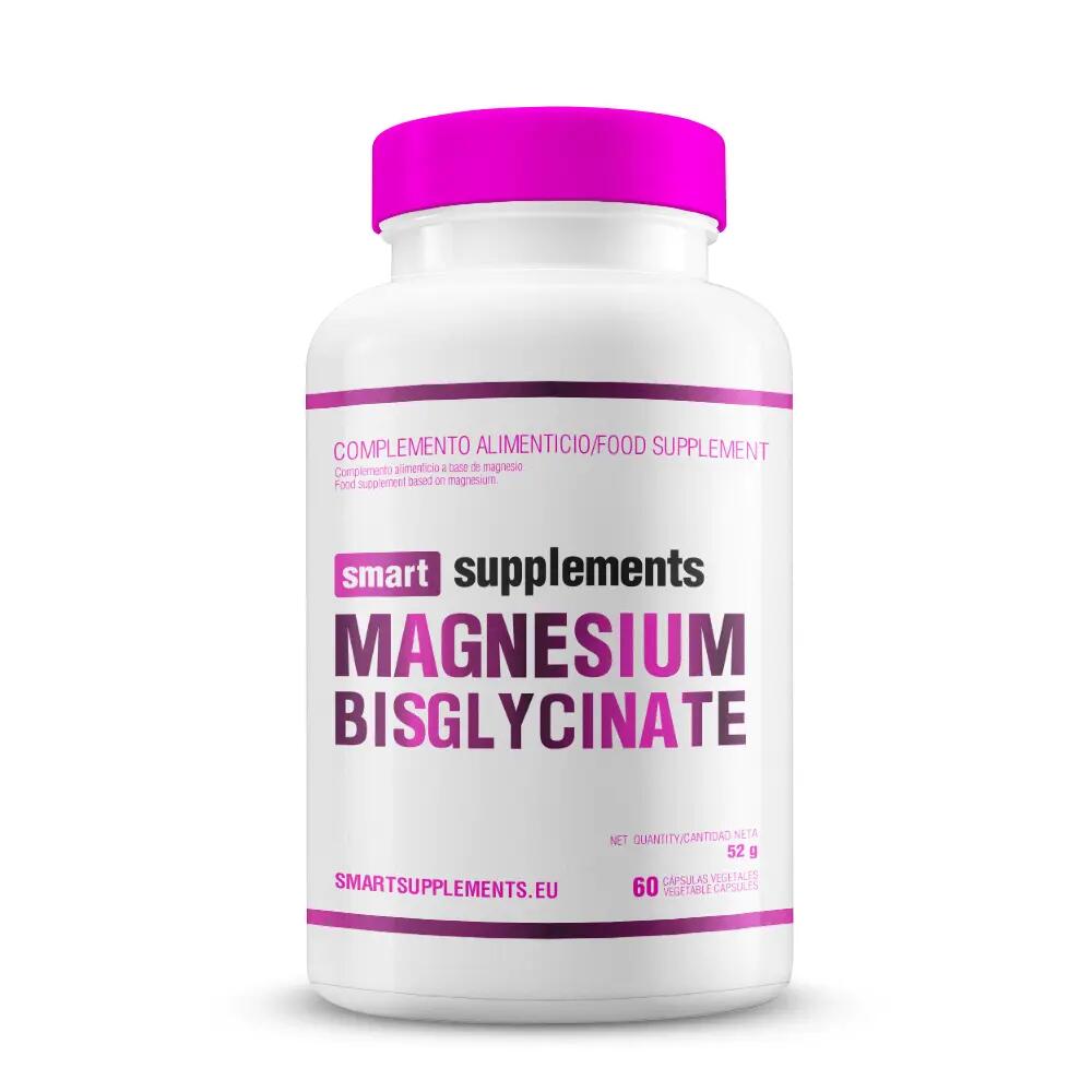 Magnesiumbisglycinat 250 mg - 60 pflanzliche Kapseln Smart Supplements 1/5