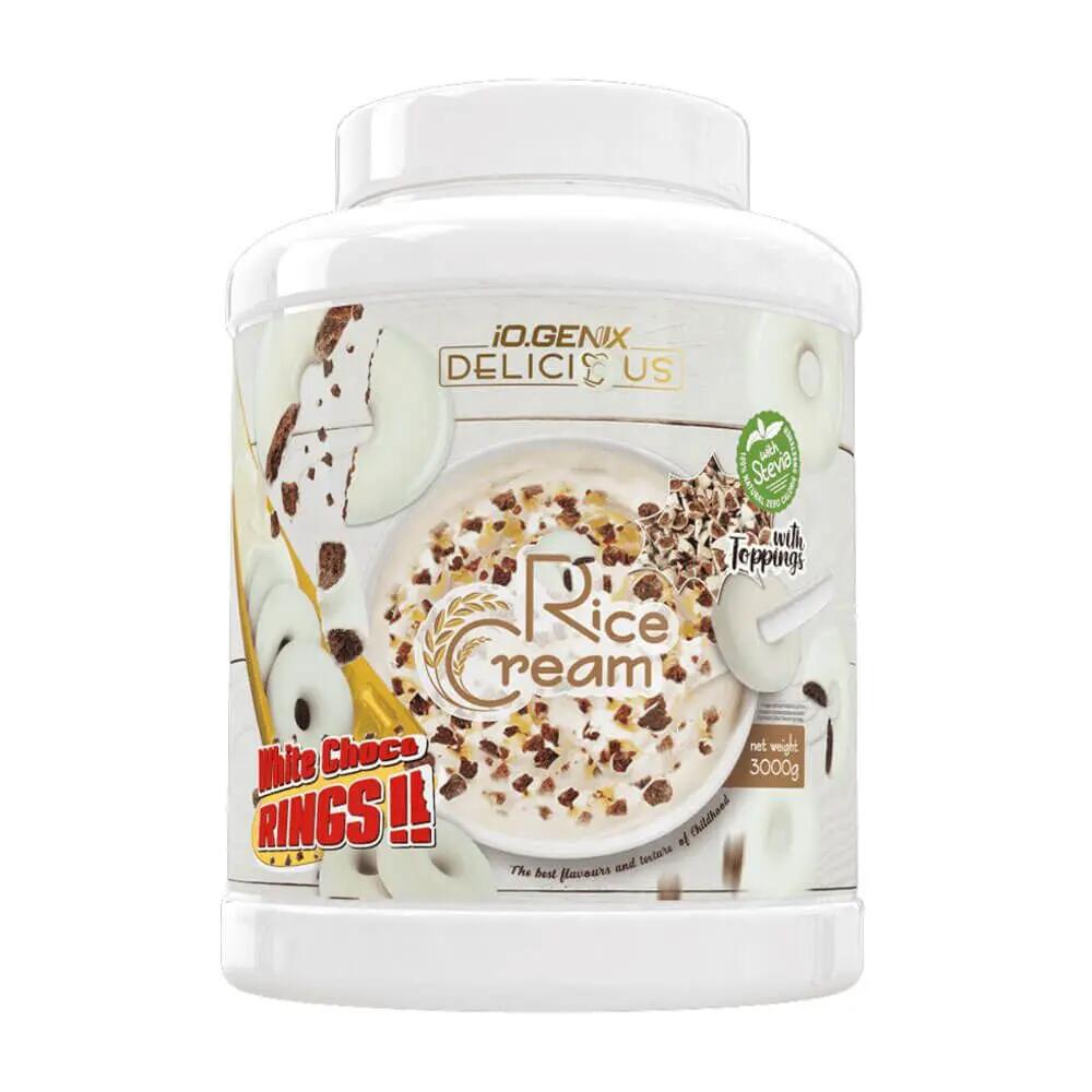 Rice Cream (Crema de Arroz) - 3Kg - Sabor Chocolate Blanco con Choco Rings IO.Ge 1/3
