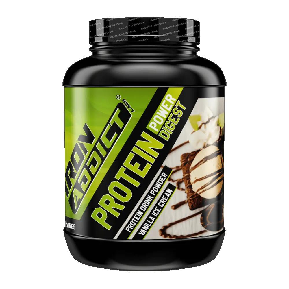Protein Power 2Kg Iron Addict Labs - Protein powder with whey and soy