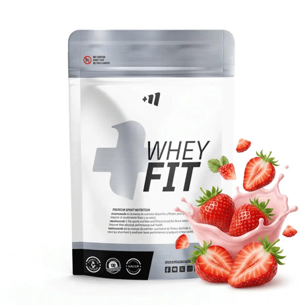 Whey FIT - 1Kg - Sabor Fresa Masmusculo 1/5