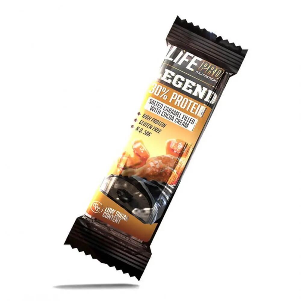 Barrita Legend Bar 30% Protein - 50g - Sabor Caramelo Salado LifePRO 1/3